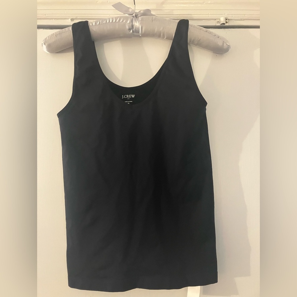 J.Crew Black body con Tank Top medium